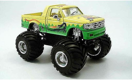Ford F-150 Pickup 1/43 Yat Ming F 150 Monster Truck geel groen 1995 modelauto