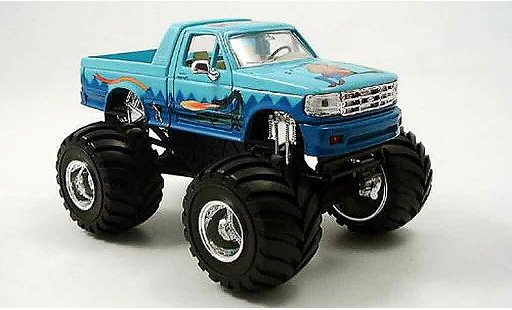 Ford F-150 Pickup 1/43 Yat Ming F 150 Monster Truck blauw 1995 modelauto