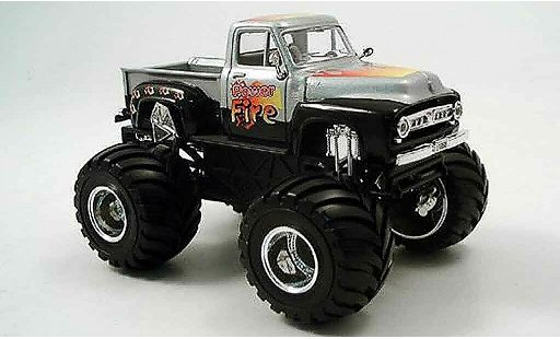 Ford F-100 Monster Truck 1/43 Yat Ming 00 grijs metallic zwart 1953 modelauto