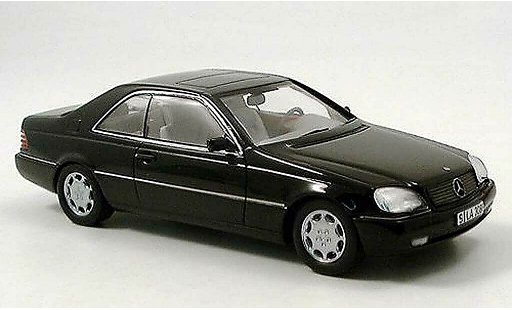 Mercedes 500 Base 1/43 Spark (C140) zwart modelauto