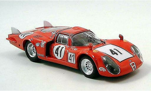 Alfa Romeo 33.2 prototipo 1/43 Best 1968 LM No.41 Bagheti/Vaccarell 24h Le Mans modelauto