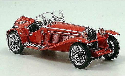 Alfa Romeo 2300 cabriolet 1/43 Brumm Cabrio rood modelauto