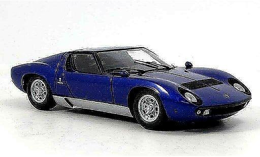 Lamborghini Miura P400 1/18 Kyosho blauw modelauto