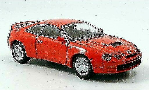 Toyota Celica Base 1/43 Del Prado rood modelauto
