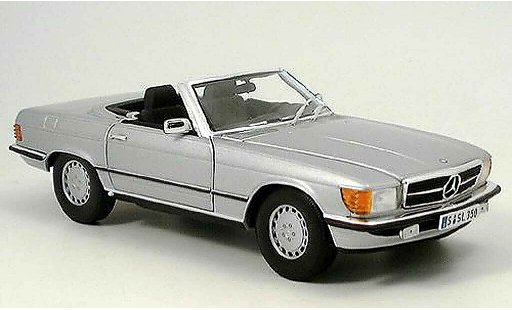 Mercedes 350 Base 1/18 Norev (r 107) grijs modelauto
