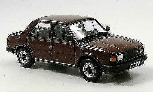 Skoda 120 Base 1/43 Abrex l bruin 1986 modelauto