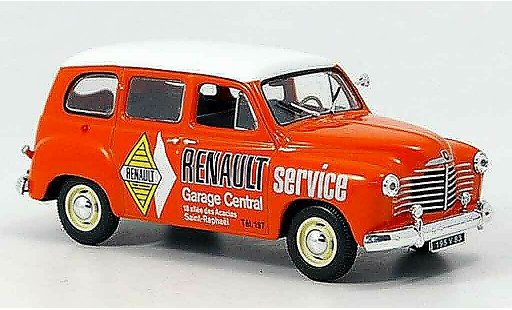 Renault Colorale Base 1/43 Norev service oranje wit modelauto