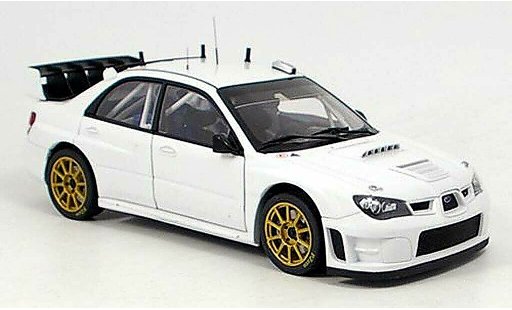 Subaru Impreza WRC 1/18 Autoart plain body wit 2006 modelauto