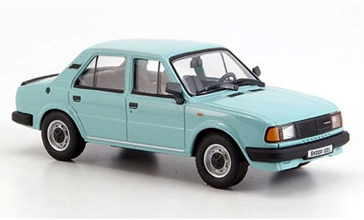 Skoda 120 Base 1/43 Abrex L turquoise 1986 modelauto