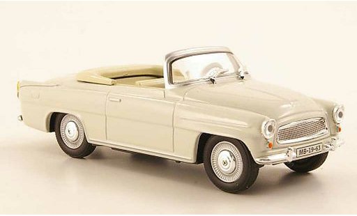 Skoda Felicia Roadster 1/43 Abrex grijs modelauto