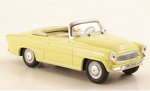 Skoda Felicia Roadster 1/43 Abrex beige modelauto
