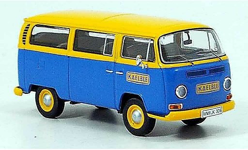 Volkswagen Combi A 1/43 Premium Cls t2a bus kaelble kundendienst blauw geel modelauto