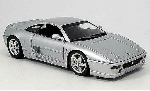 Ferrari F355 Berlinetta 1/18 Hot Wheels Sedan gtb grijs modelauto