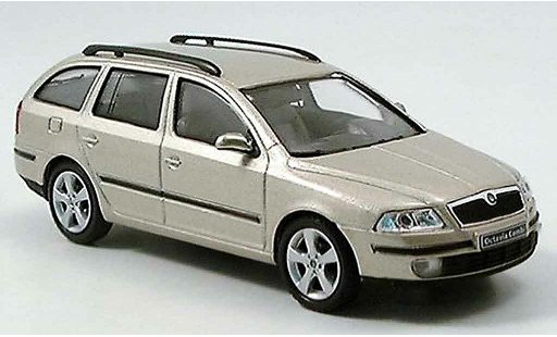 Skoda Octavia Combi 1/43 Abrex beige modelauto
