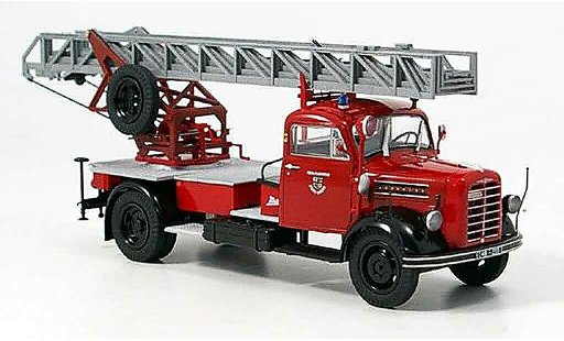 Borgward B 2500 pompiers 1/43 Schuco pompier Stadt Mayen Drehleiter modelauto