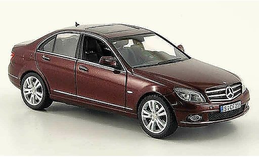 Mercedes Classe C Base 1/43 Schuco rood Sedan modelauto