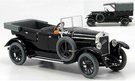 Skoda 110 L 1/43 Abrex Laurin & Klement Combi Sedan/Lieferwagen zwart 1927 modelauto
