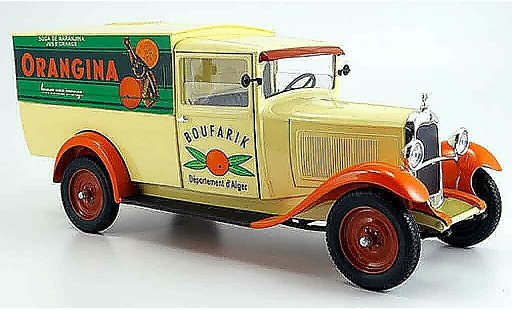 Citroen C4 1930 1/18 Solido lieferwagen orangina modelauto