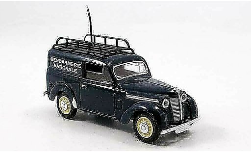 Renault Juvaquatre Base 1/43 Solido lieferwagen gendamerie 1952 modelauto