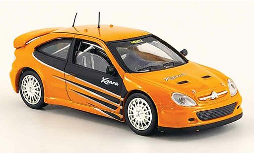 Citroen Xsara tuning 1/43 Solido oranje modelauto