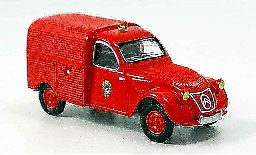 Citroen 2CV pompiers 1/43 Solido bestelwagenente pompier modelauto