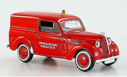 Renault Juvaquatre Base 1/43 Solido pompier modelauto