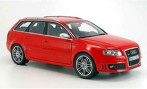 Audi RS4 avant 1/18 Minichamps rood 2006 modelauto