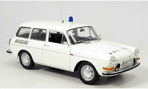 Volkswagen 1600 Variant 1/18 Minichamps l politie 1972 modelauto