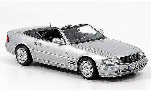 Mercedes 500 Base 1/43 Minichamps grijs metallic 1999 modelauto