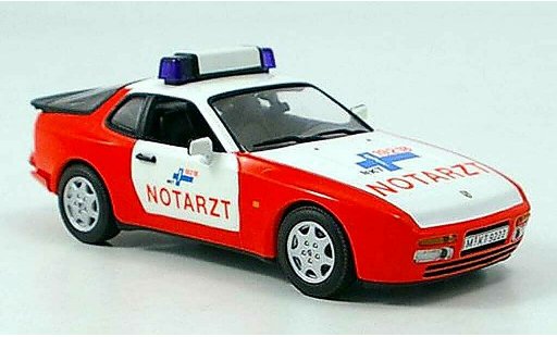 Porsche 944 1989 1/43 Minichamps S2 Notarzt - MKT Munchen modelauto