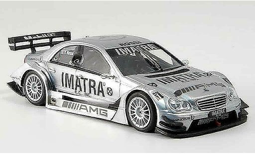 Mercedes Classe C AMG 1/43 Minichamps Test V.Rossi avec Figur modelauto
