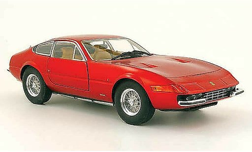 Ferrari 365 GTB/4 1/18 Hot Wheels Elite daytona rot-met. serie elite modelauto