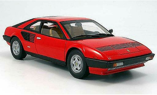 Ferrari Mondial Coupe 1/18 Hot Wheels Elite 8 rood serie elite modelauto