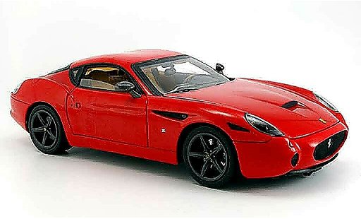 Ferrari 575 GTZ 1/18 Hot Wheels Elite zagato rood serie super elite modelauto