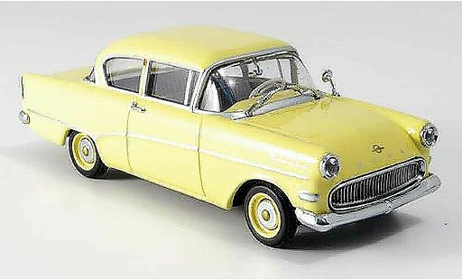 Opel Rekord P1 1/43 Minichamps geel 1958 modelauto