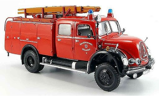 Magirus TLF 16 Merkur 1/43 Minichamps A pompier Dusseldorf modelauto