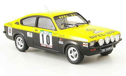 Opel Kadett GT 1/43 Trofeu e meqepe winnaar rallye portugal 1977 modelauto