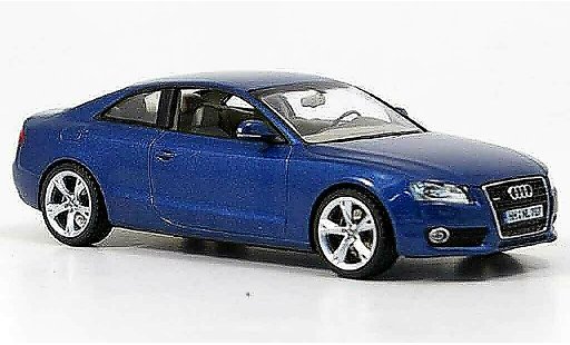 Audi A5 coupe 1/43 Schuco blauw 2007 modelauto