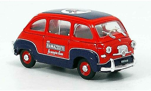 Fiat 600 Multipla 1/43 Brumm Ramazzotti 1960 modelauto