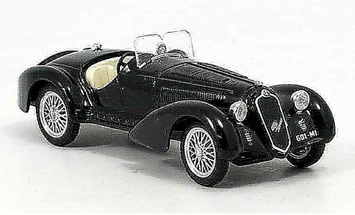Alfa Romeo 8C 2900 b mm roadster 1/43 Brumm zwart 1938 modelauto
