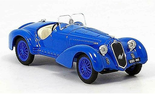 Alfa Romeo 8C 2900 b mm roadster 1/43 Brumm blauw 1938 modelauto