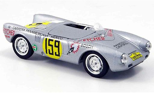 Porsche 550 1953 1/43 Brumm Spyder No.159 Carrera Mexico modelauto
