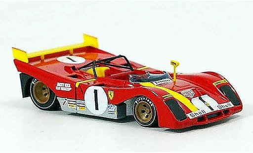 Ferrari 312 PB 1/43 Brumm no.1 ickx 1000km monza 1972 modelauto