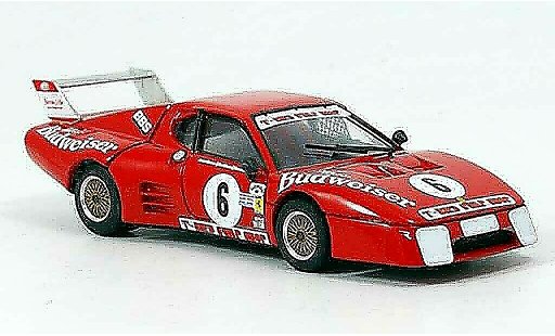 Ferrari 512 BB 1/43 Brumm no.6 wollek daytona 1982 modelauto