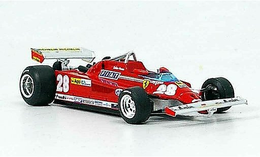 Ferrari 126 CK 1/43 Brumm turbo no.28 d.pironi gp italien modelauto