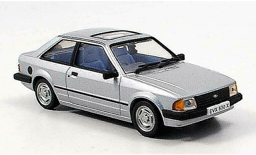 Ford Escort MK3 1/43 Vitesse grijs metallic modelauto