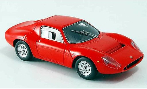 Fiat 130 Abarth 1/43 Spark OT 0 rood 1966 modelauto