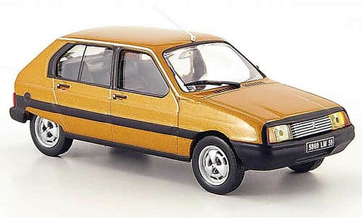 Citroen Visa Berline 1/43 Eagle ii super e bruin 1981 modelauto