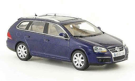 Volkswagen Golf Variant 1/43 Autoart met blauw 2007 modelauto