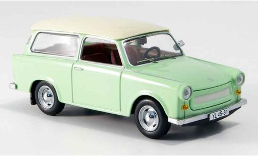 Trabant 601 Universal 1/43 IST Models Stationwagen groen wit 1965 modelauto